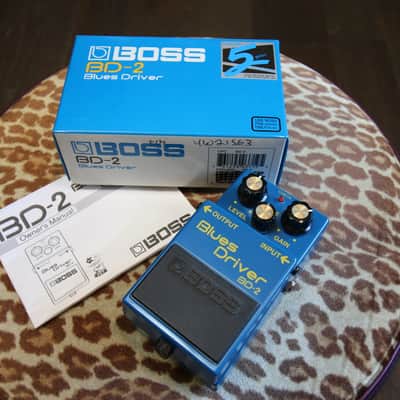 Boss BD-2 Blues Driver (Silver Label) 1995 - Present - Blue
