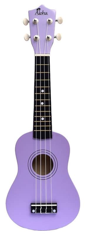 Aloha UK402 Soprano Ukulele, Purple image 1