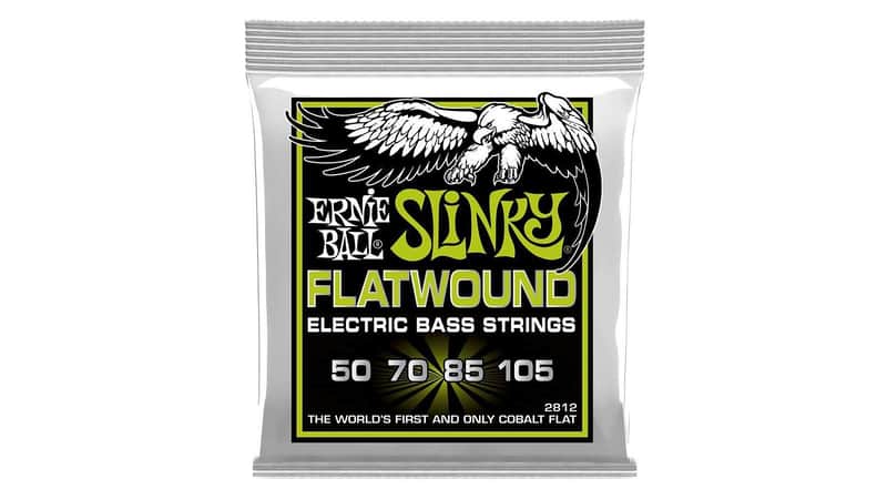Ernie Ball 2812 Slinky Flatwound Regular Electric Bass Strings (50-105) image 1