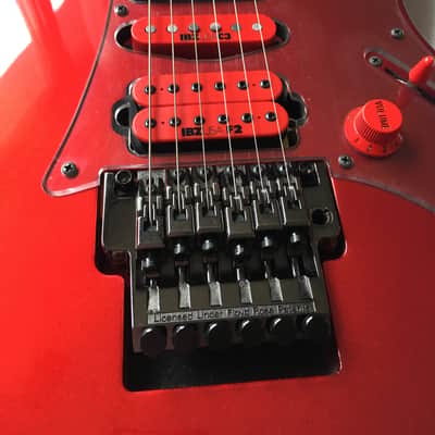 Vintage 1991 Ibanez RG770 DX Candy Apple Red Dimarzio USA Pickups jem RG550 Japan MIJ image 1