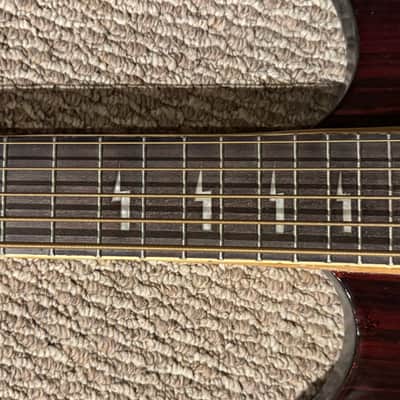 Sojing Bass Guitar - Stained Wood image 8