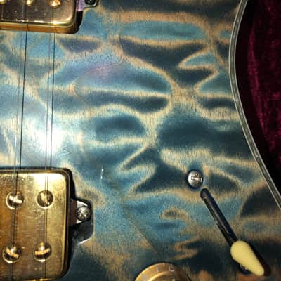 Mayones Regius 7 2013 Trans Blue Jeans image 3