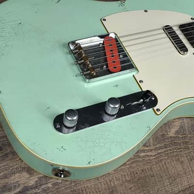 MyDream Partcaster Custom Built - Heavy Relic Surf Green Roasted Five Two image 5