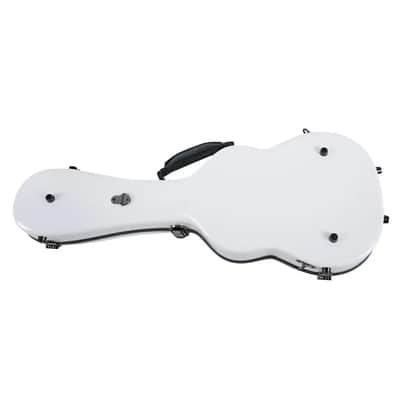 Vosta White Archtop Fiberglass Tenor Ukulele Hardshell Case image 4