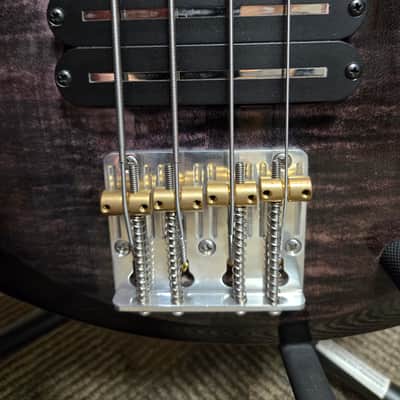 PRS Gary Grainger Signature 4-String Bass - Charcoal Burst w/OHSC image 12