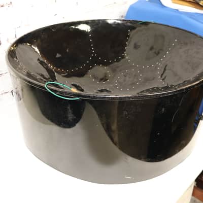 Set of 2 VistaPan Steel Instruments Pan Drums w/ Hi-Gloss Black Finish image 5