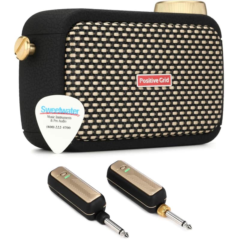 Positive Grid Spark GO Ultra-portable Smart Guitar Amp and Bluetooth Speaker with Wireless System image 1