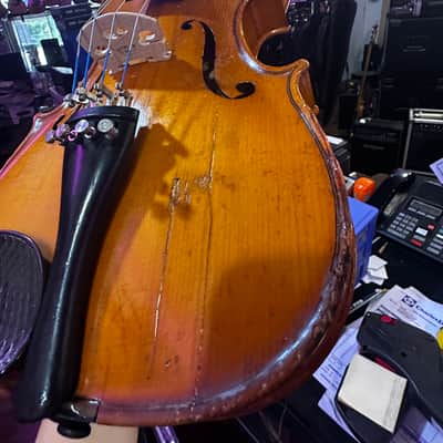 Copy Of Antonius Stradivarius 15.5" Viola 'Faciebat Cremona 1713' Made in Romania 1992 image 6