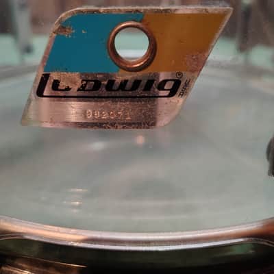 Ludwig 5x14" Vistalite Acrylic 10-Lug Snare Drum with P-85 Strainer 1970s - Clear image 8