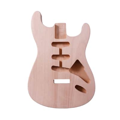 Stratocaster Style Electric Guitar SSS Body, Mahogany image 1
