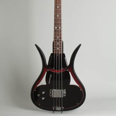 Ampeg  ASB-1 LEFT HANDED Electric Bass Guitar (1967), ser. #1121, original black hard shell case. image 1