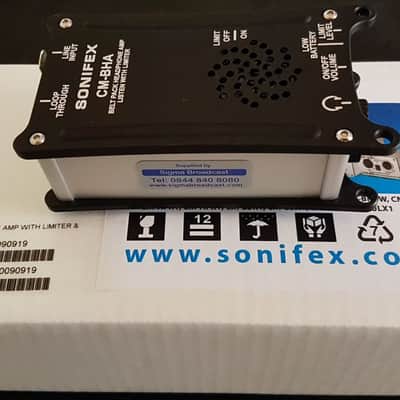 Sonifex CM-BHA Belt Pack Headphone Amplifier w/ Limiter & Loudspeaker *USA Small Business* image 2