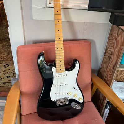 Vintage 1988 Fender Stratocaster Black MIJ Japan image 1