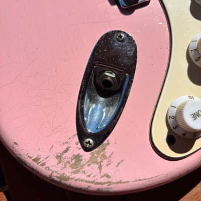 Fender Player Stratocaster Body Shell Pink Nitro Refinish image 6