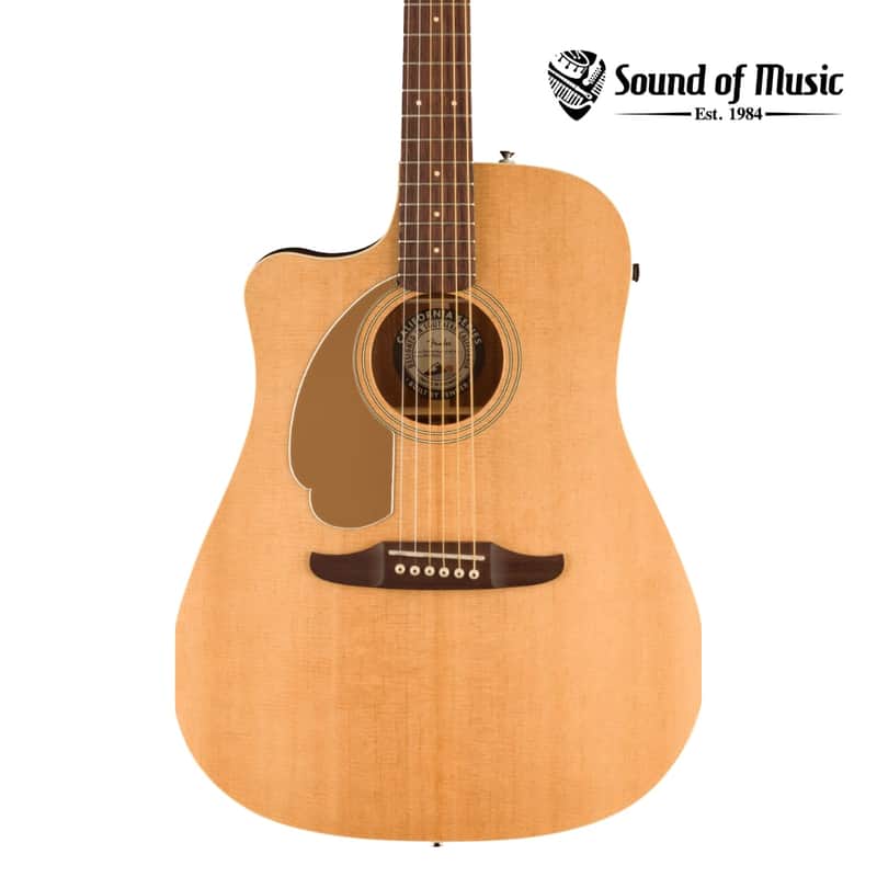 Fender Redondo Player Left-Handed Acoustic-Electric Guitar - Natural image 1