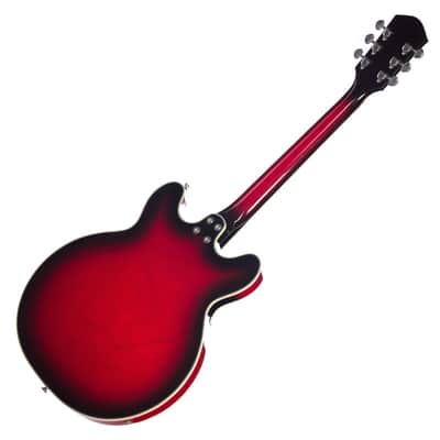 Airline Guitars H77 Vintage Redburst Left-Handed image 10