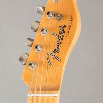 Fender Double Esquire Relic 2022, Custom Shop Limited Roasted Pine, Sunburst, Telecaster Prototype image 8