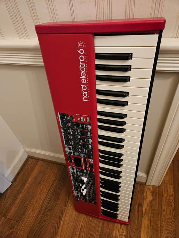 Nord Electro 6D SW61 Semi-Weighted 61-Key Digital Piano 2018 - 2022 - Red image 1