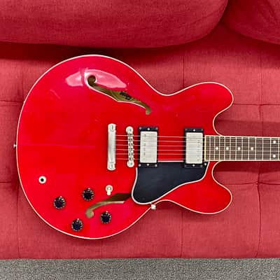 Gibson ESDT-335 Dot Reissue Semi-Hollow Body 2002 - Cherry w/ Case image 12