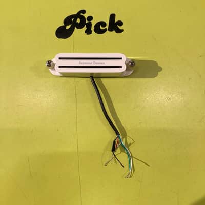 Seymour Duncan SHR-1b Hot Rails Strat Bridge Pickup 2010s - White image 1