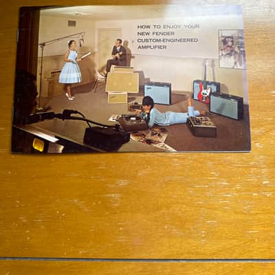 Fender Amplifier Warranty Manual Vintage 1964 image 1