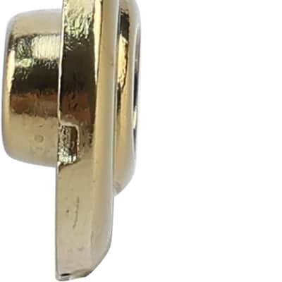 Gold Round Bass Guitar String Retainer Zinc Alloy Slotted String Guides Trees with Mounting Screws Compatible with Precision Style Bass Guitars Replacement Parts image 3