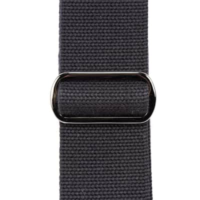 Reunion Blues Merino Wool 2" Wide Guitar Strap, Black (RBS-29), Length = 42"-60" image 2