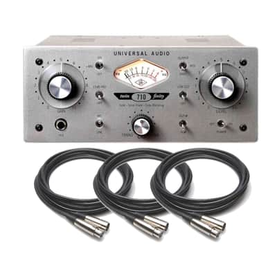 Universal Audio UA-710TF Twin-Finity Mic Preamplifier Nundle with XLR Cables (4 items) image 6