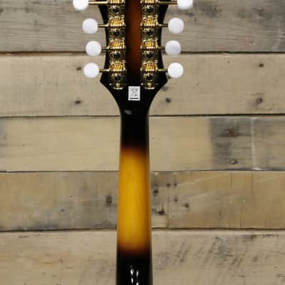 Washburn M3SWK-D-U F Style Mandolin Tobacco Sunburst w/ Case image 7