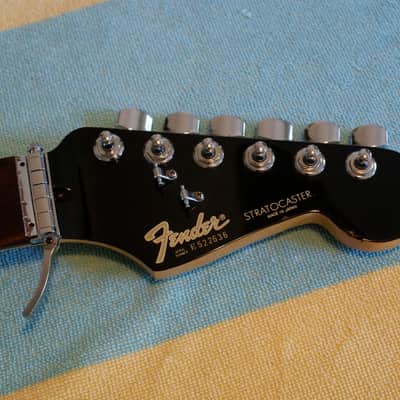 FENDER MIJ FENDER SYSTEM 3 NECK WITH LOCKING LEVER NUT LATER 1980'S MAPLE/ROSE NECK CHROME LEVER NUT image 16
