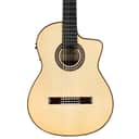 Cordoba GK Pro Negra Acoustic-Electric Flamenco Guitar with Case - Blem #A208