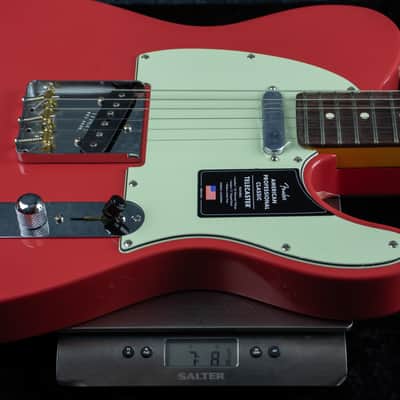 Fender American Pro Classic Tele Rosewood Faded Dakota Red US25064437 image 5