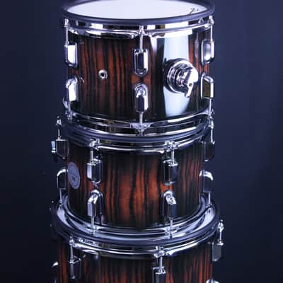 Jobeky Compact Pro 6 Piece Drum Set - Bubinga Fade image 3