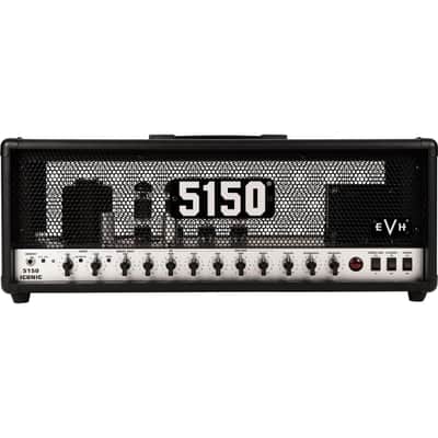 EVH 5150 Iconic Series Tube Amplifier Head, Black image 1