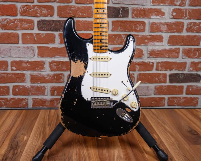 Fender Custom Shop SR25-69 Stratocaster Heavy Relic Black 2025 w/OHSC image 1