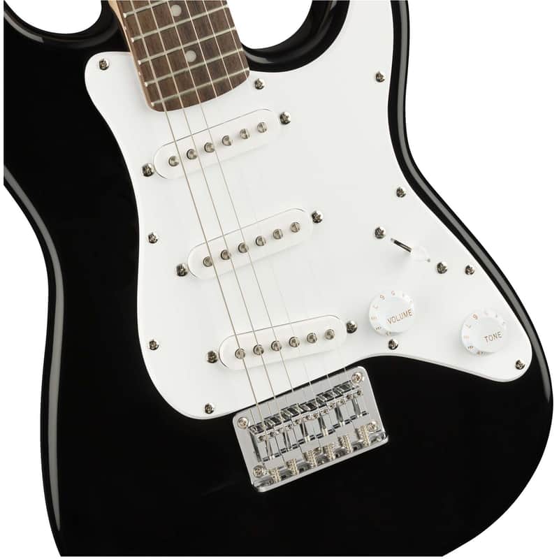 Squier Mini Strat Electric Guitar - Black image 1