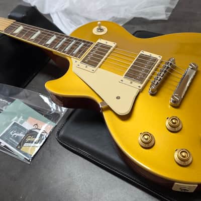 Epiphone Les Paul Standard 50s Metallic Gold Top Left Hand BRAND NEW LH Lefty Handed image 1