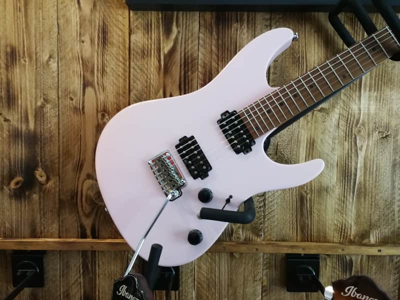 Ibanez AZ2402-PKF Prestige E-Guitar 6 String Pink Flat + Case image 1