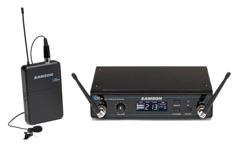 Samson Concert 99 UHF Wireless Presentation System with LM10 Lavalier Mic (CB99/CR99) - D Band imagen 1