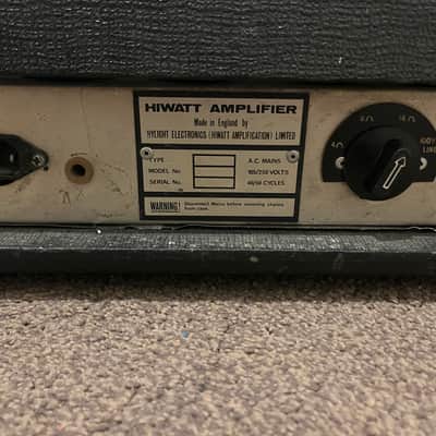 1972 Hiwatt DR103 Custom 100 (Read Description) image 9