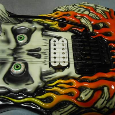ESP George Lynch Flaming Skull # 49 of 50 Made w/COA 1994 image 8