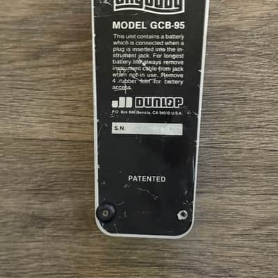 Early Dunlop GCB95 Cry Baby Wah 1982(?) with Stack of Dimes image 2