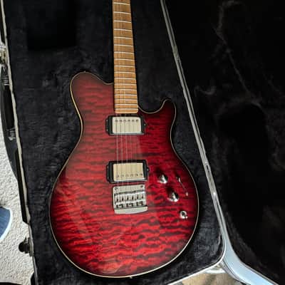 Ernie Ball Music Man 25th Anniversary 2009 - Venetian Red Burst image 1