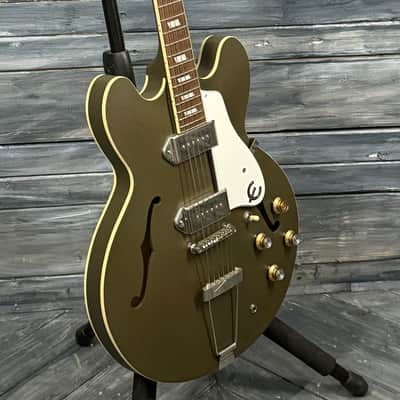 Epiphone Casino Worn 2020 - 2025 - Worn Olive Drab image 3