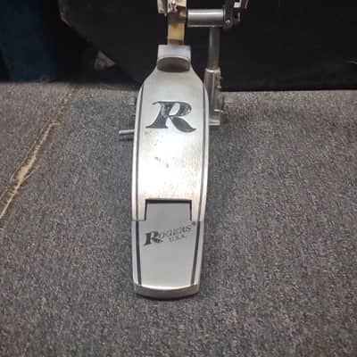 Rogers Big R foot pedal 70's - Silver image 4