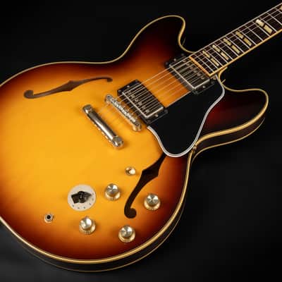 2014 Gibson Custom Shop Memphis ‘64 ES-345TD - Historic Burst VOS | USA Vintage 1964 Reissue Varitone Switch 3.79kg | CoA OHSC image 6