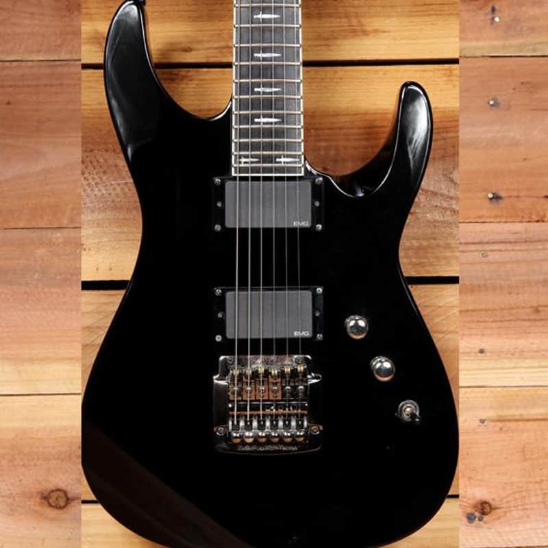 ESP JEFF HANNEMAN LTD JH600 Slayer Signature Axe Black w/ Dagger Inlays 10518 image 1