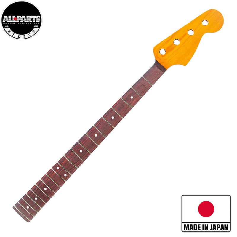 Allparts Select Replacement Jazz Bass 32 Inch Scale Conversion Neck Roasted Maple - Licensed by Fender image 1