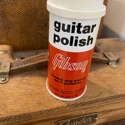 Vintage Can of Gibson Guitar Polish  1960s Es-335 Les Paul image 1