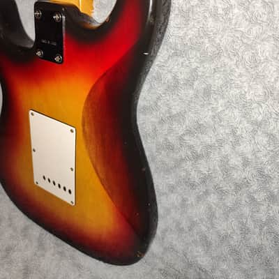 Guitare Electrique Vintage Cimar 1940 DM 388 1970s - Sunburst image 13